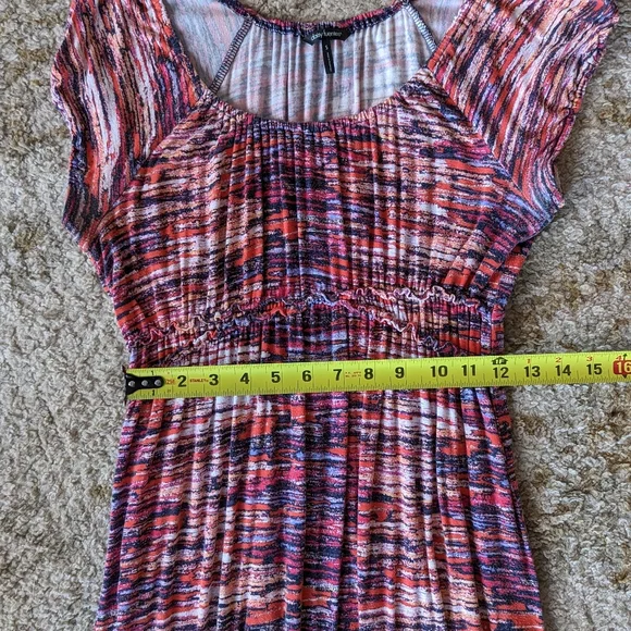 Daisy Fuentes Women's Mini Dress Size Small Multicolor Short Sleeve Pullover - Picture 7 of 9